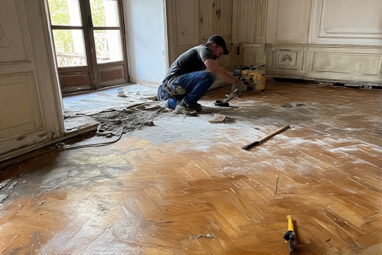 parqueteur Paris rénnovation parquet ancien
